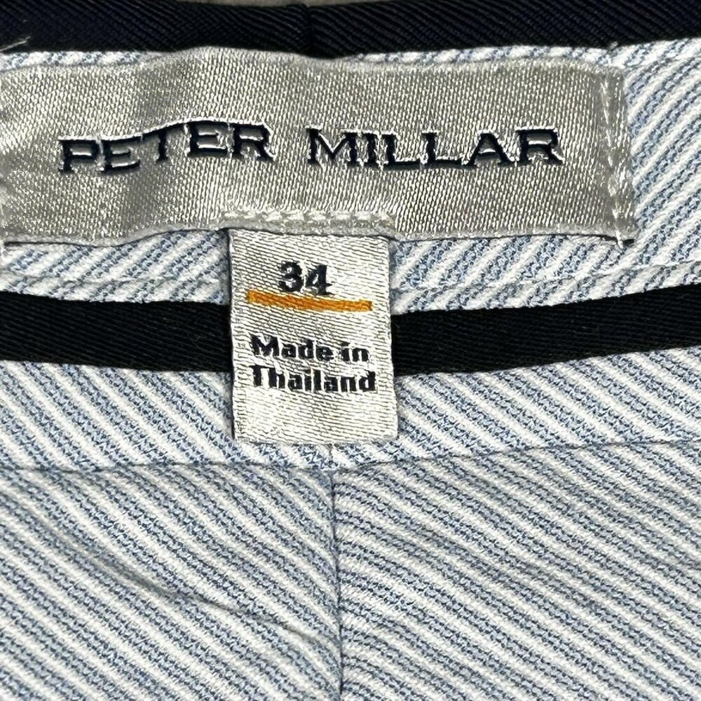 Peter Millar Shorts Mens 34 Navy Salem Classic Fit Crown Golf Stretch Wicking 9" - Picture 3 of 12